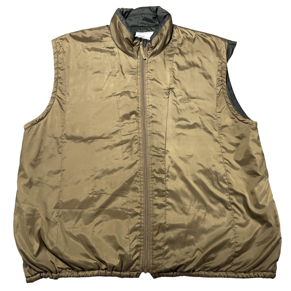 Boyt Harness Company Vest Mens XL Brown Thermolite Insulated Full Zip Outdoor
